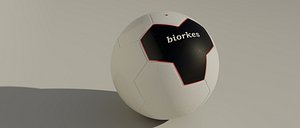 3d model soccer football ball