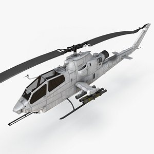 Bell AH-1S Cobra Blank Basic Animation --7--