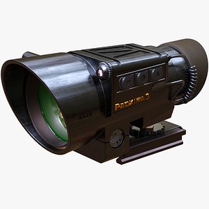 Gun Scope with Laser Pointer
