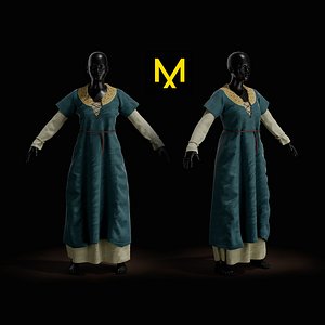 3D Dress Merlin model