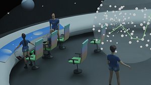 3D Flying saucer model