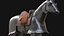 Caballo guerrero blindado 3D