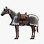 Caballo guerrero blindado 3D