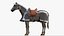 Caballo guerrero blindado 3D