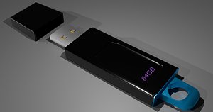 USB 3D model