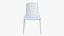 Sedia Hal Tube Sledge nera - Sedia moderna per interni PBR