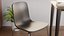 Sedia Hal Tube Sledge nera - Sedia moderna per interni PBR