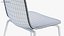 Sedia Hal Tube Sledge nera - Sedia moderna per interni PBR