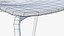Sedia Hal Tube Sledge nera - Sedia moderna per interni PBR