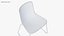 Sedia Hal Tube Sledge nera - Sedia moderna per interni PBR