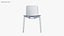 Sedia Hal Tube Sledge nera - Sedia moderna per interni PBR