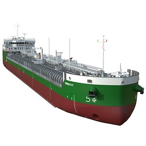 TANKER SHALLOW DRAFT GREEN