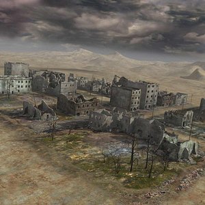 Ruined City WW2 Style