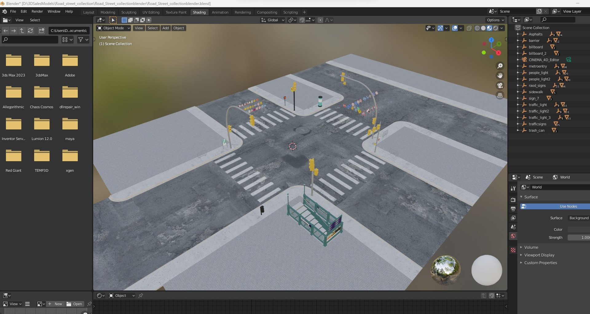 3D model Road Street Collection https://p.turbosquid.com/ts-thumb/yd/TP57Qu/1f/roadstreet_collectionbl/jpg/1705482592/1920x1080/fit_q87/166bd1e5a47bcb88b847131357ec6063b3405e23/roadstreet_collectionbl.jpg