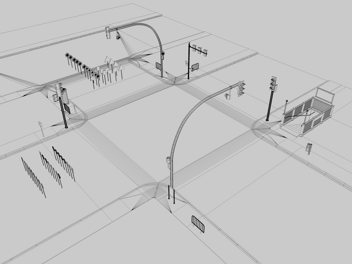 3D model Road Street Collection https://p.turbosquid.com/ts-thumb/yd/TP57Qu/Ue/roadstreet_collectionwire3/jpg/1705482577/1920x1080/fit_q87/c711961827f17e6163434a3c75955ebc3b797851/roadstreet_collectionwire3.jpg