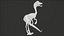 Personaggio dei cartoni animati Compy Animated - Dinosauro Compsognathus PBR