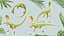 Personaggio dei cartoni animati Compy Animated - Dinosauro Compsognathus PBR