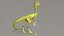 Personaggio dei cartoni animati Compy Animated - Dinosauro Compsognathus PBR