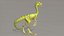 Personaggio dei cartoni animati Compy Animated - Dinosauro Compsognathus PBR