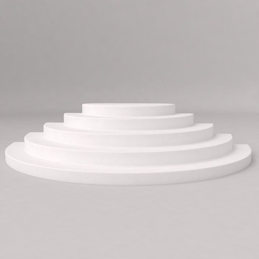 3d Multiple Stairs Model