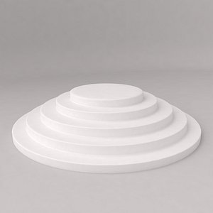 3d multiple stairs model