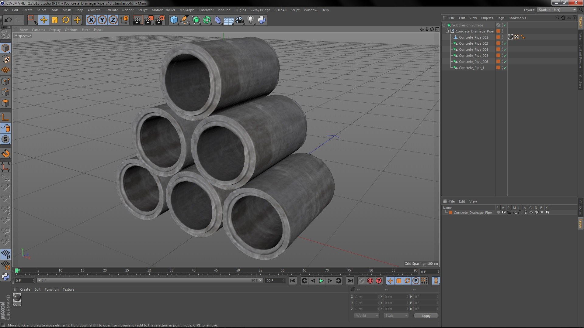 Concrete Drainage Pipe 3D model https://p.turbosquid.com/ts-thumb/yd/WPXHkR/ED/concretedrainagepipec4dmodel026/jpg/1692419986/1920x1080/fit_q87/191ca308e268ec5734e296e01df9393a04865702/concretedrainagepipec4dmodel026.jpg