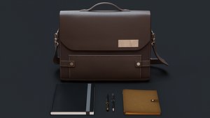 3D Office Decoration Set 2