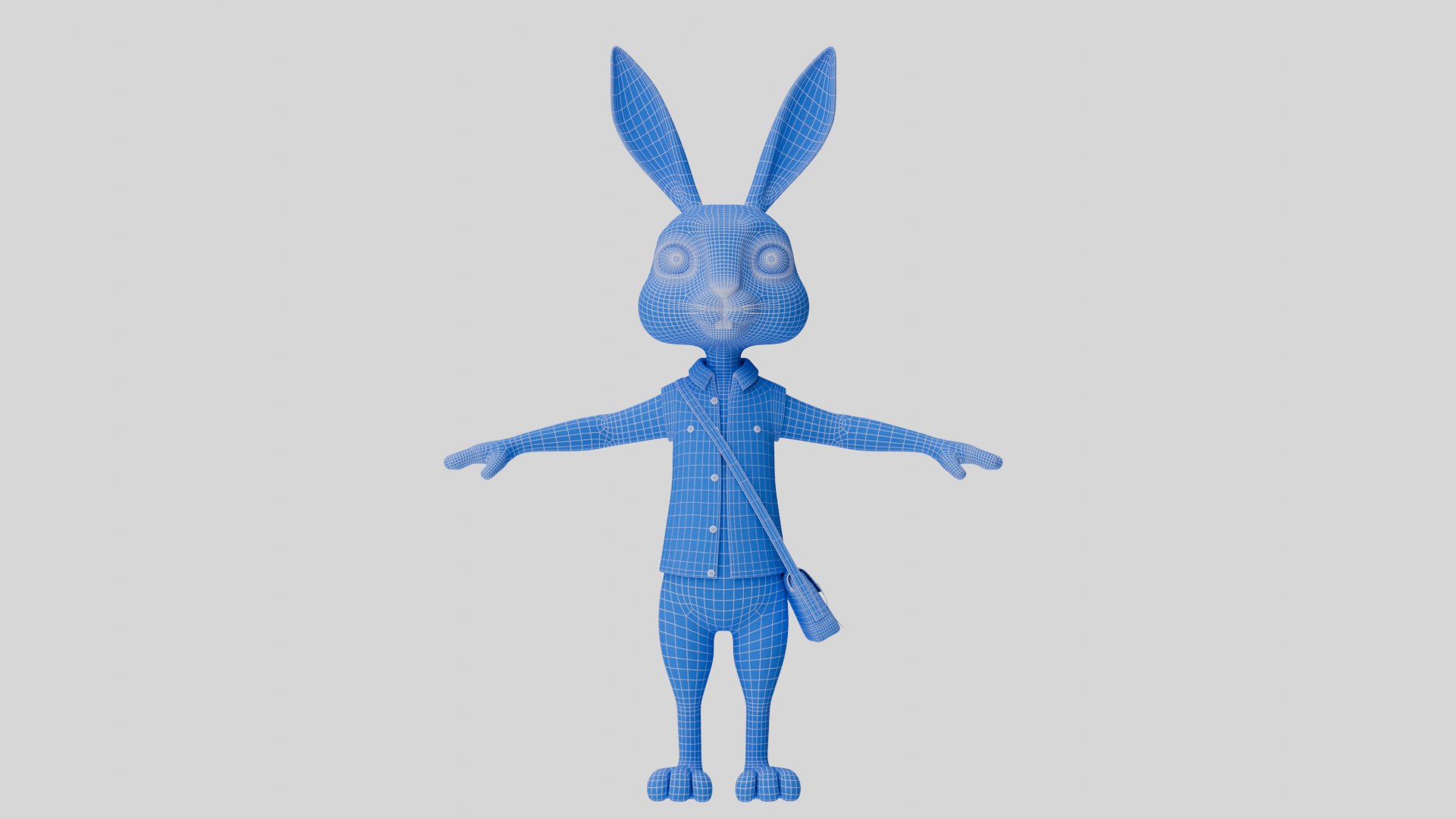 3D Cartoon Rabbit - TurboSquid 2164980