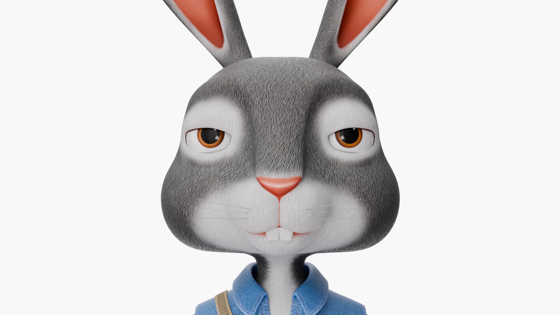3D Cartoon Rabbit - TurboSquid 2164980