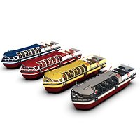 LowPoly Pleasure Boat