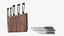 PACK DE 3 JUEGOS DE CUCHILLOS DE COCINA DE DISEÑO