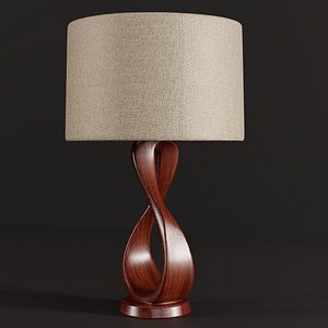 Modern Decorative Table Lamp PBR 3D model