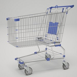 shopping cart 3d max