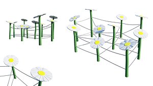 3D kids playground model