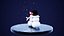 Snowmen In Love - Winter Scene