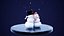 Snowmen In Love - Winter Scene