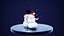 Snowmen In Love - Winter Scene