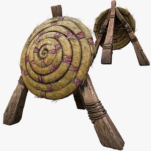 Medieval Wooden Straw Target Dummy for Combat Shooting range