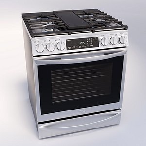 LG LSGL6337F gas range 3D model