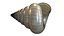 Beautiful spiral shell with pearl color and perfect shape