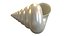 Beautiful spiral shell with pearl color and perfect shape
