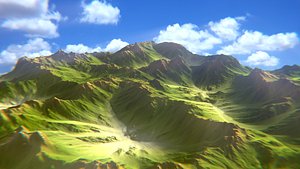 3ds mountain terrain