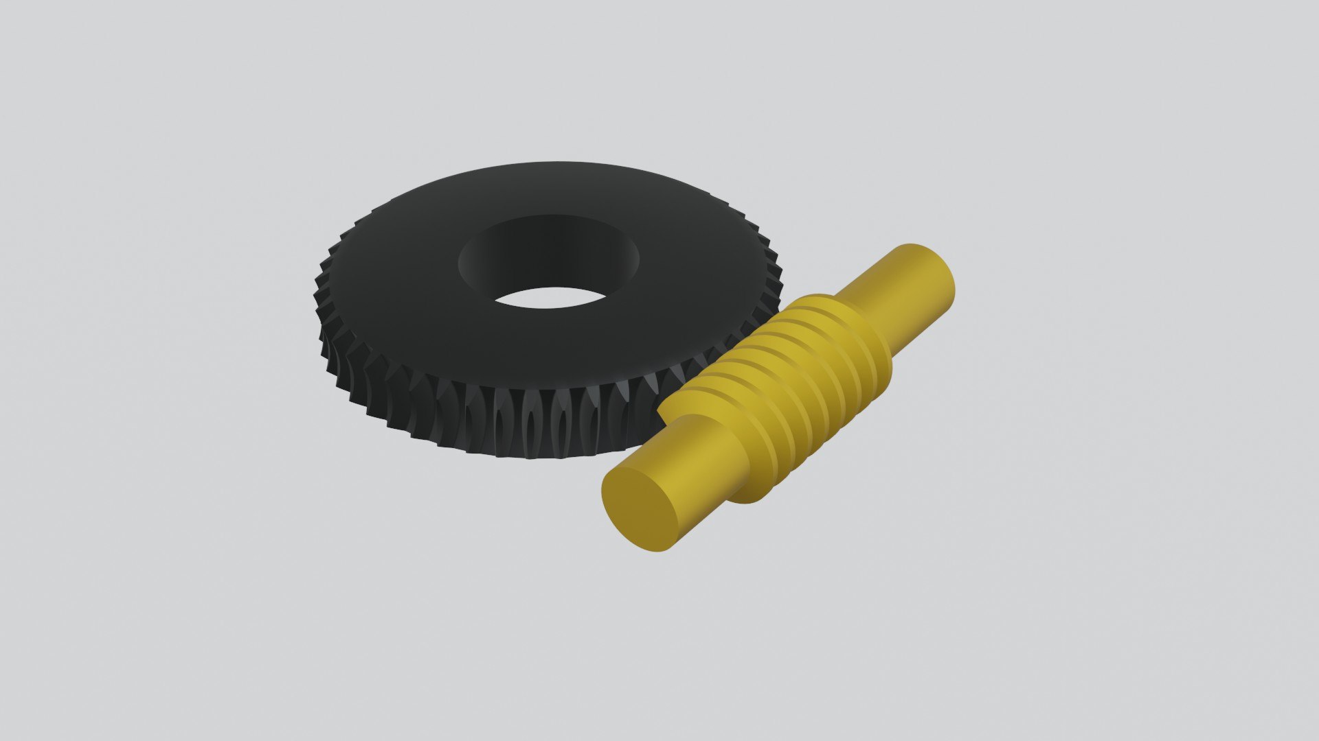 Worm gear 3D model TurboSquid 1792116
