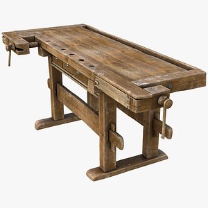 Medieval Table 8K PBR Textures 3D