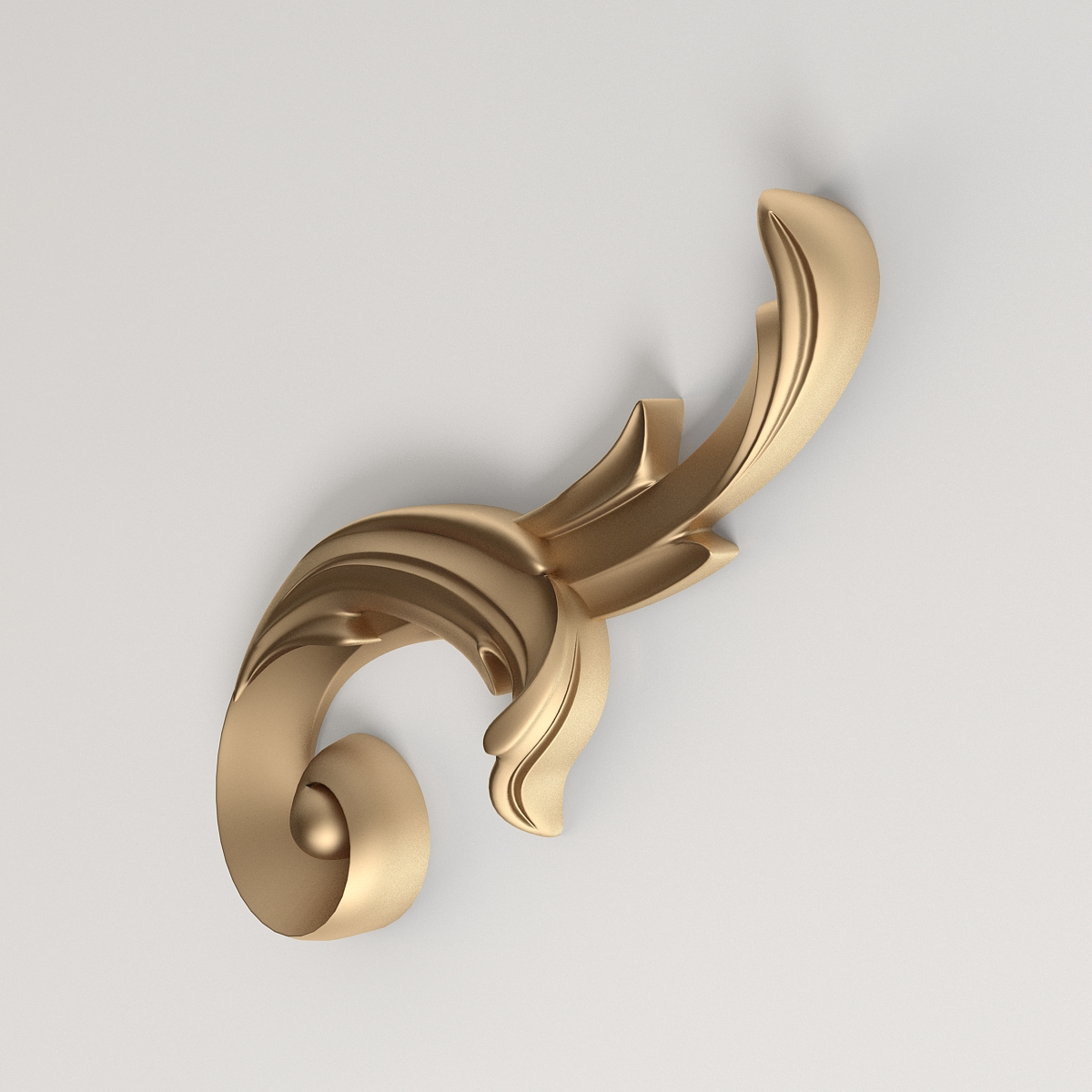 3d max carved scroll cnc