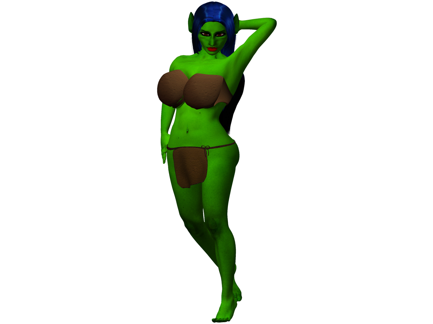 3d Goblin Girl 2 Model Turbosquid 1785297