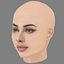 Nadine Nassib Njeim Head - No Hair - Low poly head for game