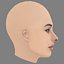 Nadine Nassib Njeim Head - No Hair - Low poly head for game