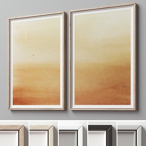 3D Picture Frames Set-661 model