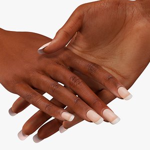 Female Realistic Hand Rigged 3D